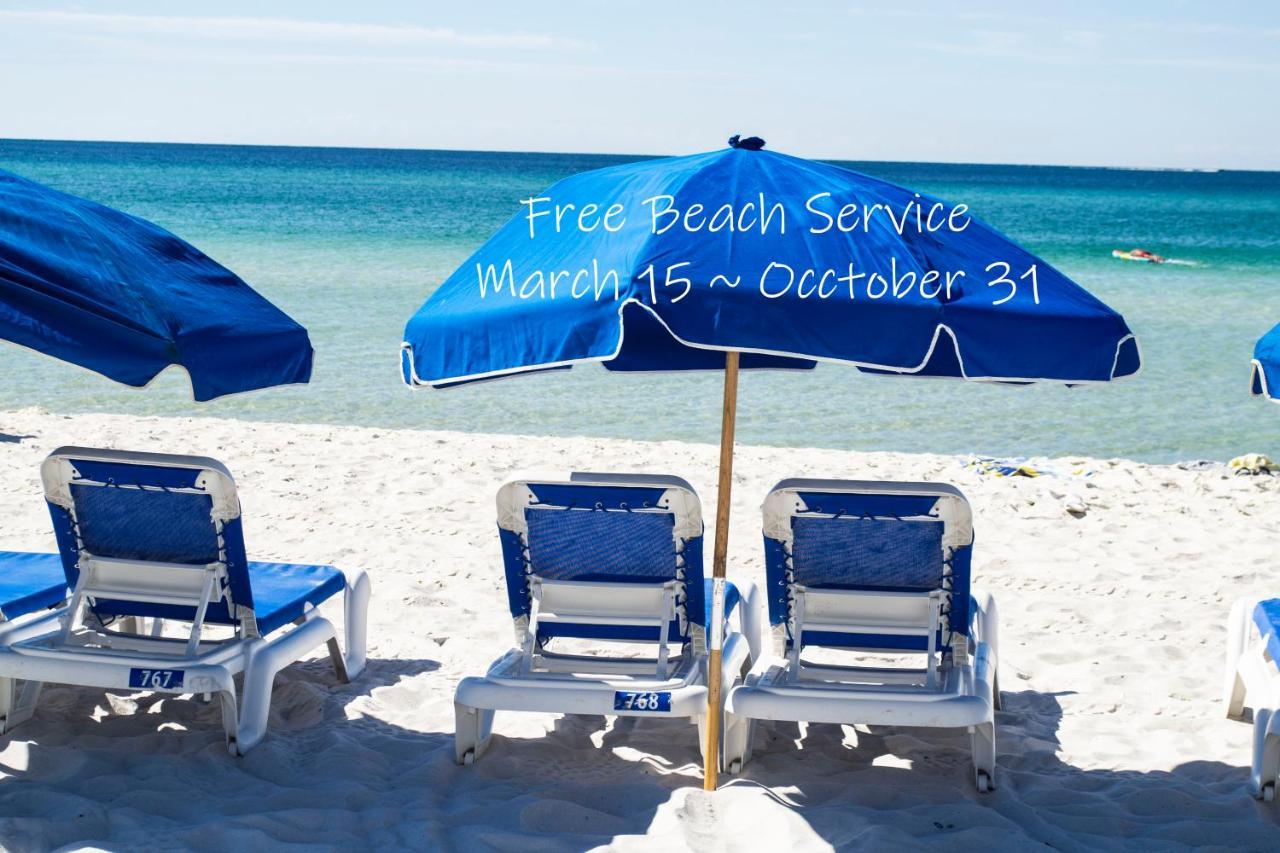 Beachfront With Free Beach Service!Private Balcony Panama City Beach Zewnętrze zdjęcie